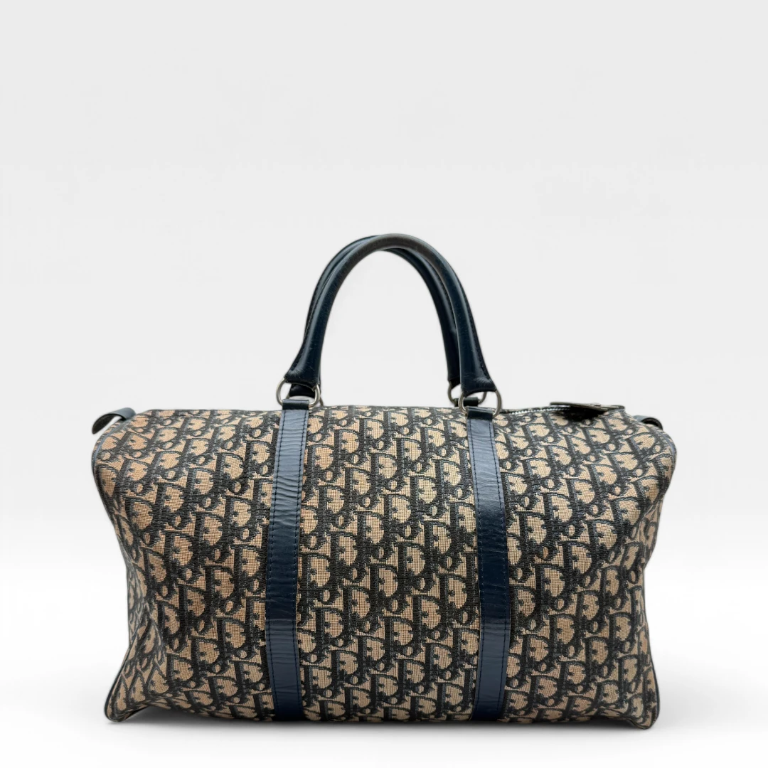 Dior Handtasche Boston 40 beige & blau