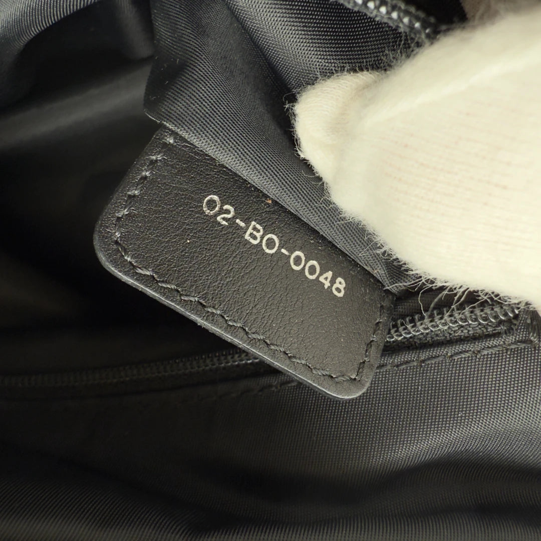 Dior Handtasche Cannage Lovely aus Nylon schwarz