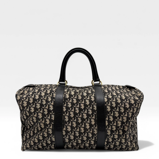 Dior Reisetasche 45 vintage monogram beige & blau