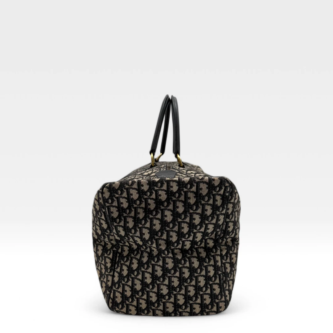 Dior Reisetasche 45 vintage monogram beige & blau