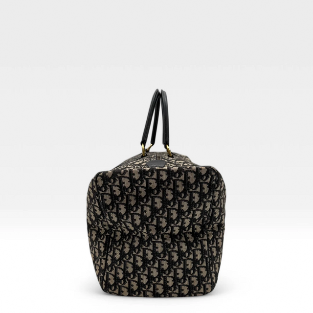 Dior Reisetasche 45 vintage monogram beige & blau