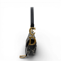 Dior Schultertasche Saddle bag Oblique Jacquard