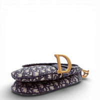 Dior Schultertasche Saddle bag Oblique Jacquard