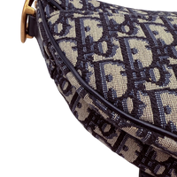 Dior Schultertasche Saddle bag Oblique Jacquard