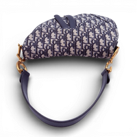 Dior Schultertasche Saddle bag Oblique Jacquard