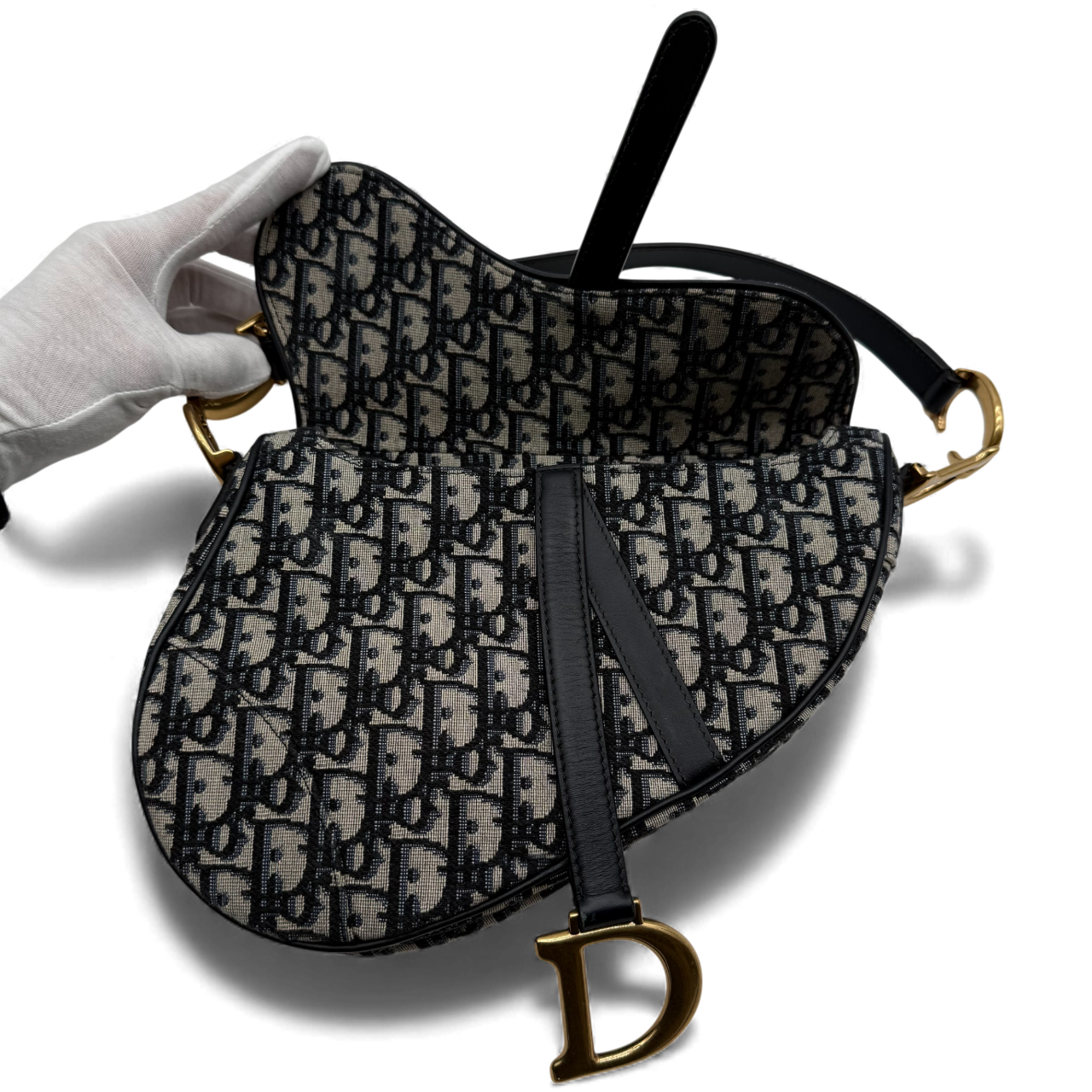 Shoulder bag Saddle bag Oblique Jacquard