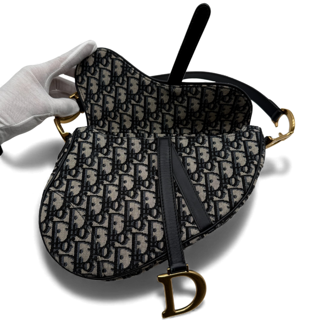 Shoulder bag Saddle bag Oblique Jacquard