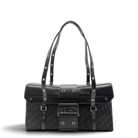 Dior Schultertasche Street Chic Trotter monogram schwarz – Gesamtansicht