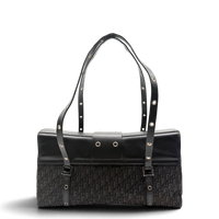 Dior Schultertasche Street Chic Trotter monogram schwarz – Gesamtansicht