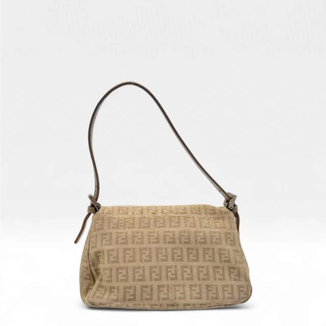 Fendi Handtasche Mini Mamma Baguette khaki & beige