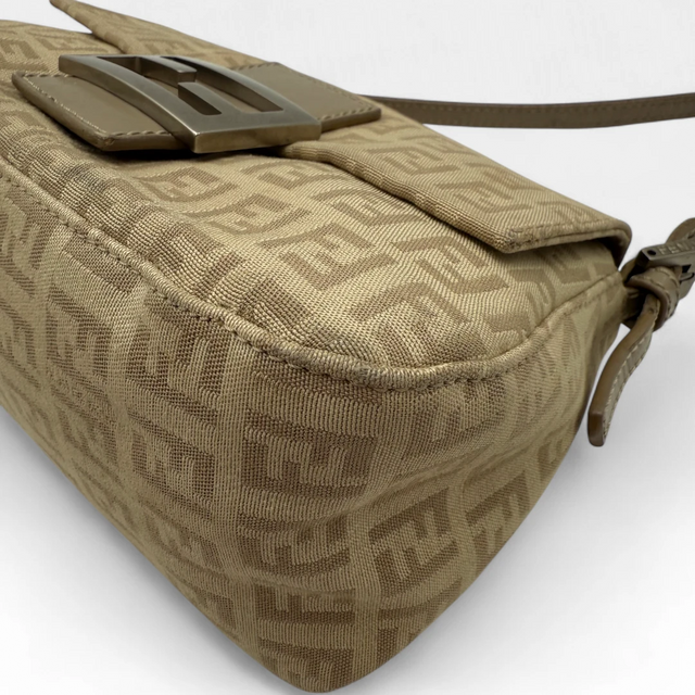 Fendi Handtasche Mini Mamma Baguette khaki & beige