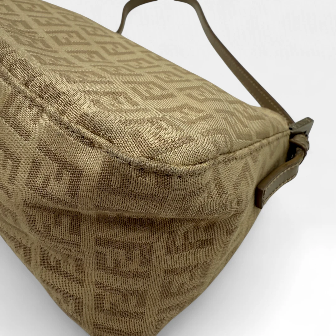 Fendi Handtasche Mini Mamma Baguette khaki & beige