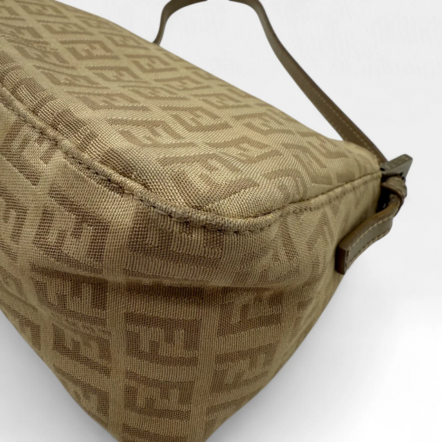 Fendi Handtasche Mini Mamma Baguette khaki & beige
