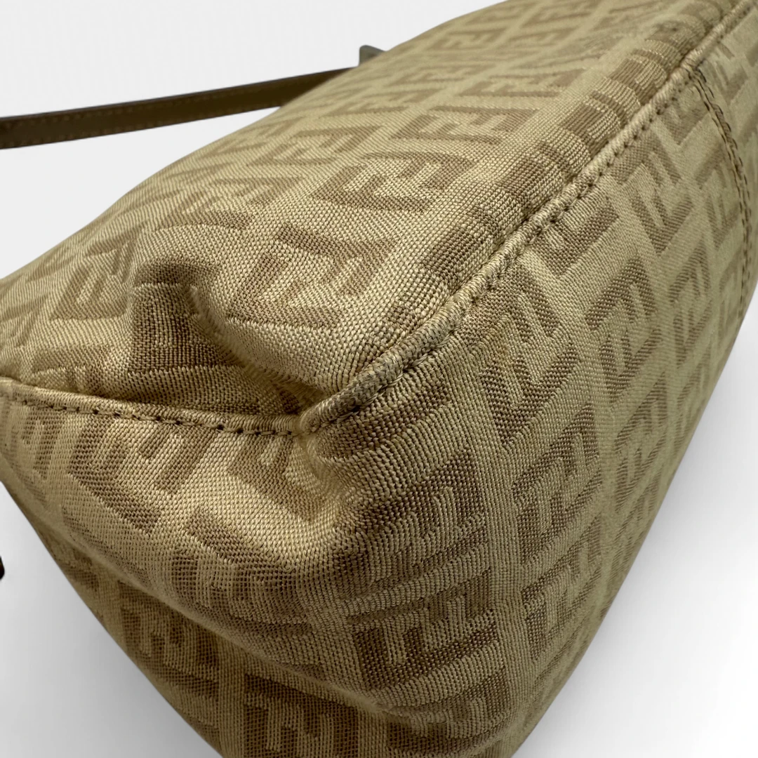 Fendi Handtasche Mini Mamma Baguette khaki & beige