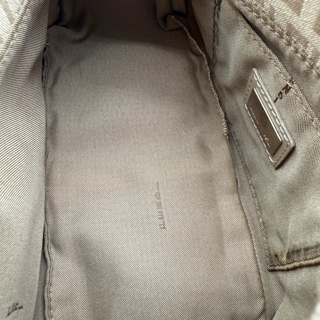Fendi Handtasche Mini Mamma Baguette khaki & beige