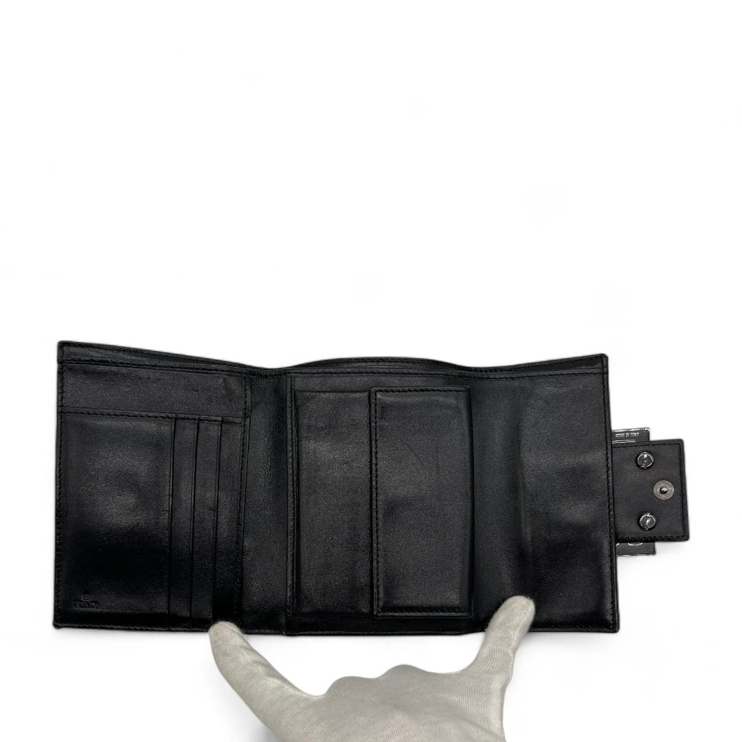 Fendi Geldbeutel Zucca braune Lederdetails monogram braun