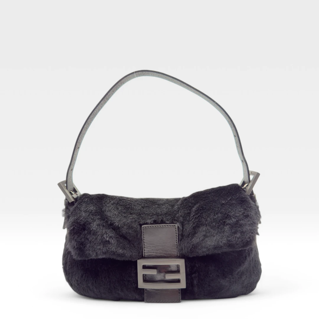 Fendi Handtasche Baguette schwarz
