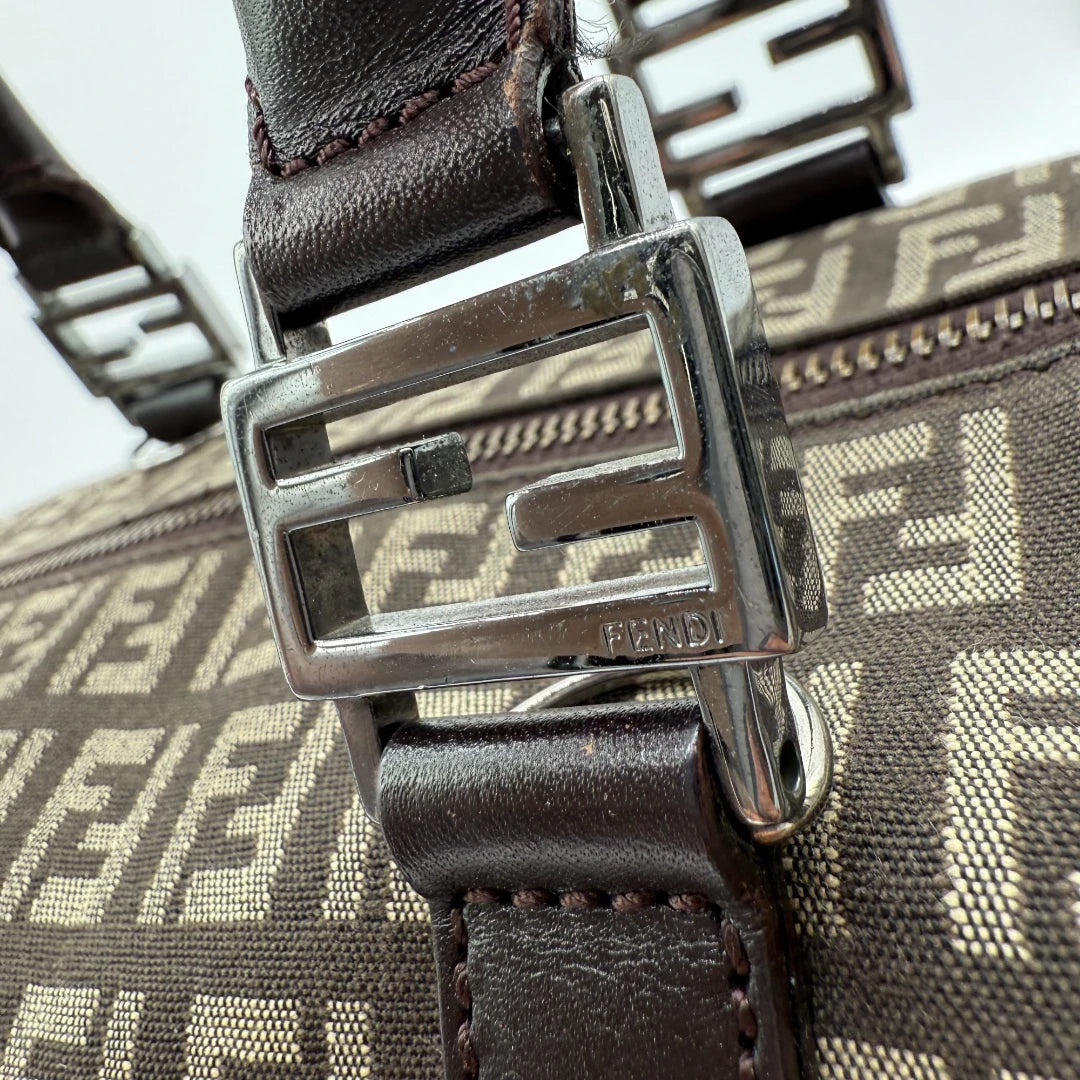 Fendi Handtasche Bauletto 30 braun