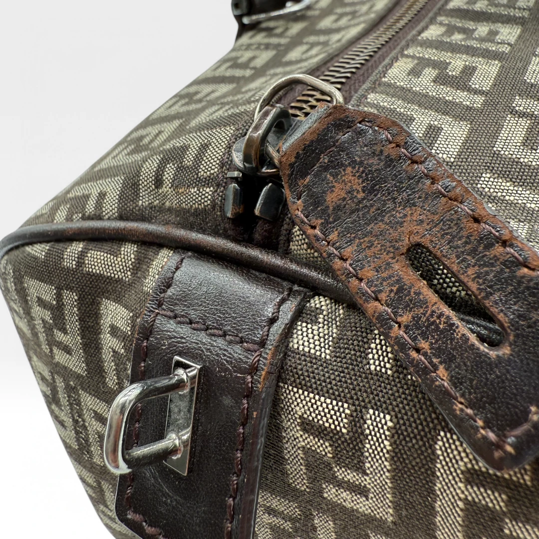 Fendi Handtasche Bauletto 30 braun