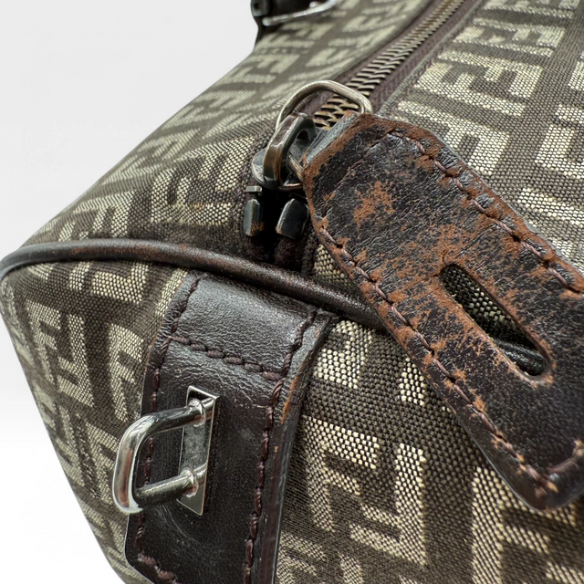 Fendi Handtasche Bauletto 30 braun