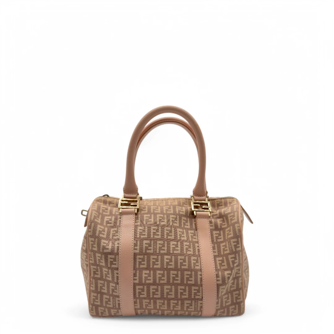 Fendi Handtasche Bauletto 25 rosa & beige