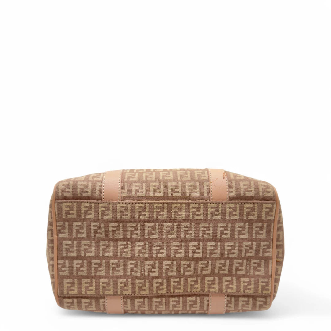 Fendi Handtasche Bauletto 25 rosa & beige