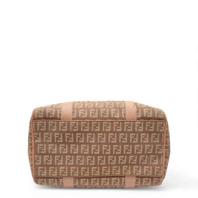 Fendi handbag Bauletto 25 pink & beige