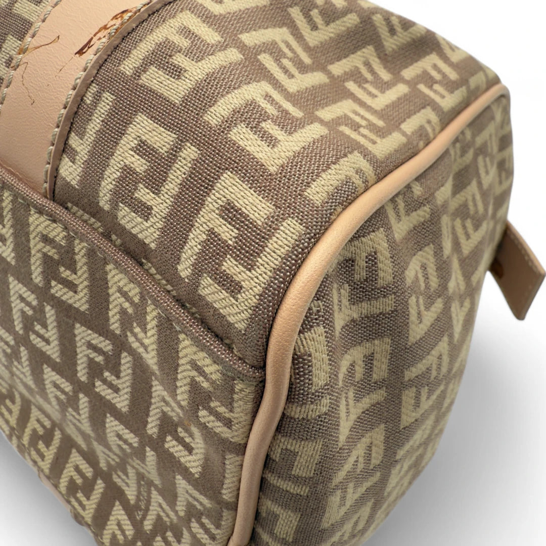 Fendi Handtasche Bauletto 25 rosa & beige