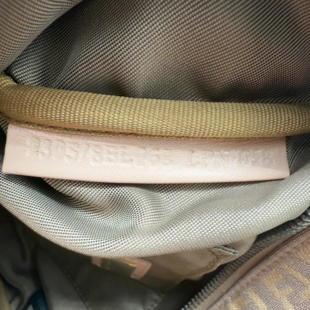 Fendi Handtasche Bauletto 25 rosa & beige