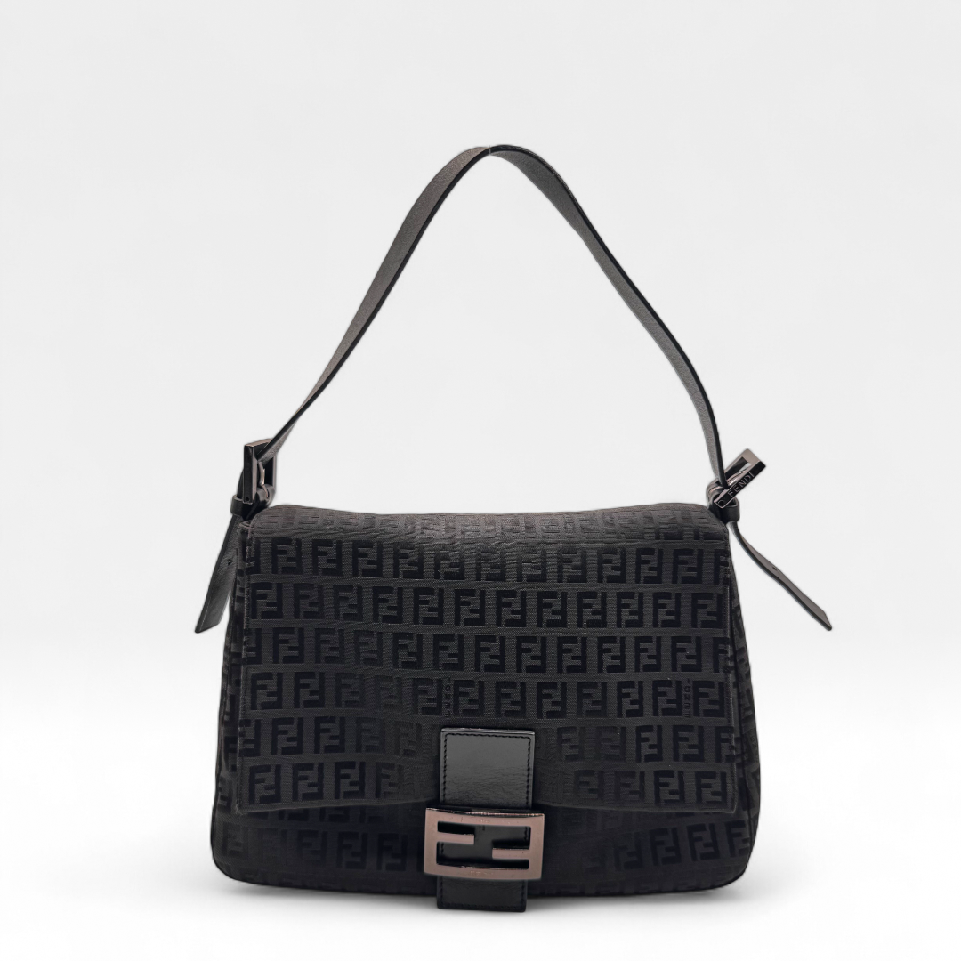 Fendi handbag Mamma Baguette Bag black
