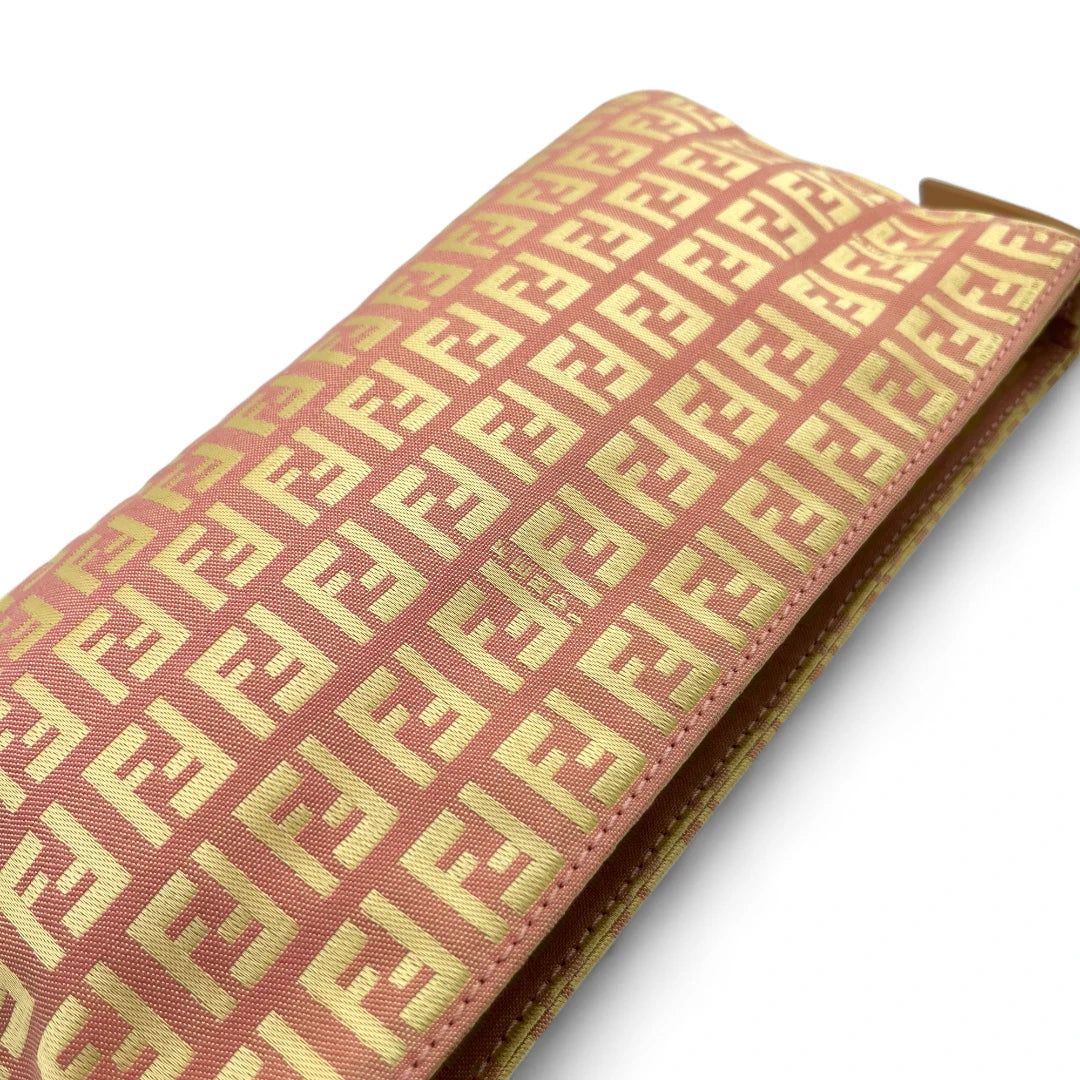 Fendi handbag / pochette in zucchino pattern pink
