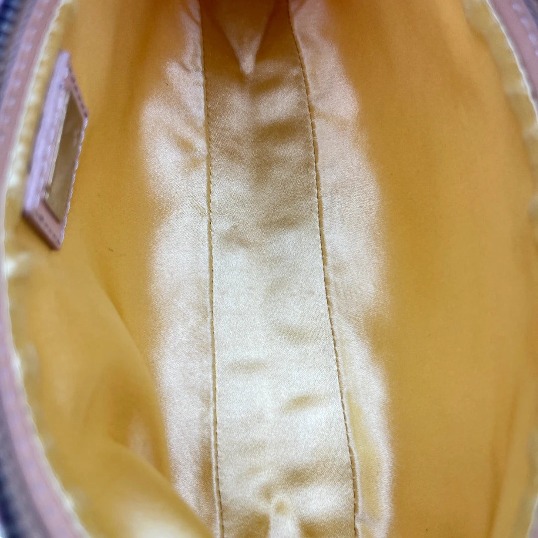Fendi handbag / pochette in zucchino pattern pink