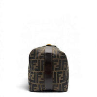 Fendi Handtasche Vanity im Zucca Muster braun – Seitenansicht