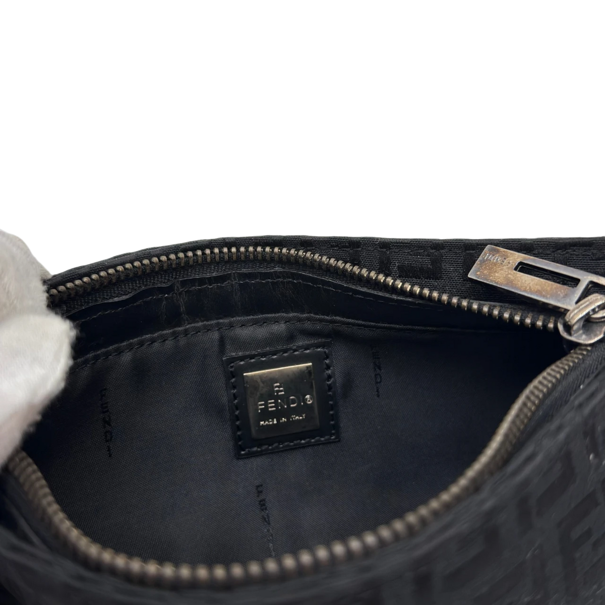 Fendi Pochette Baguette schwarz