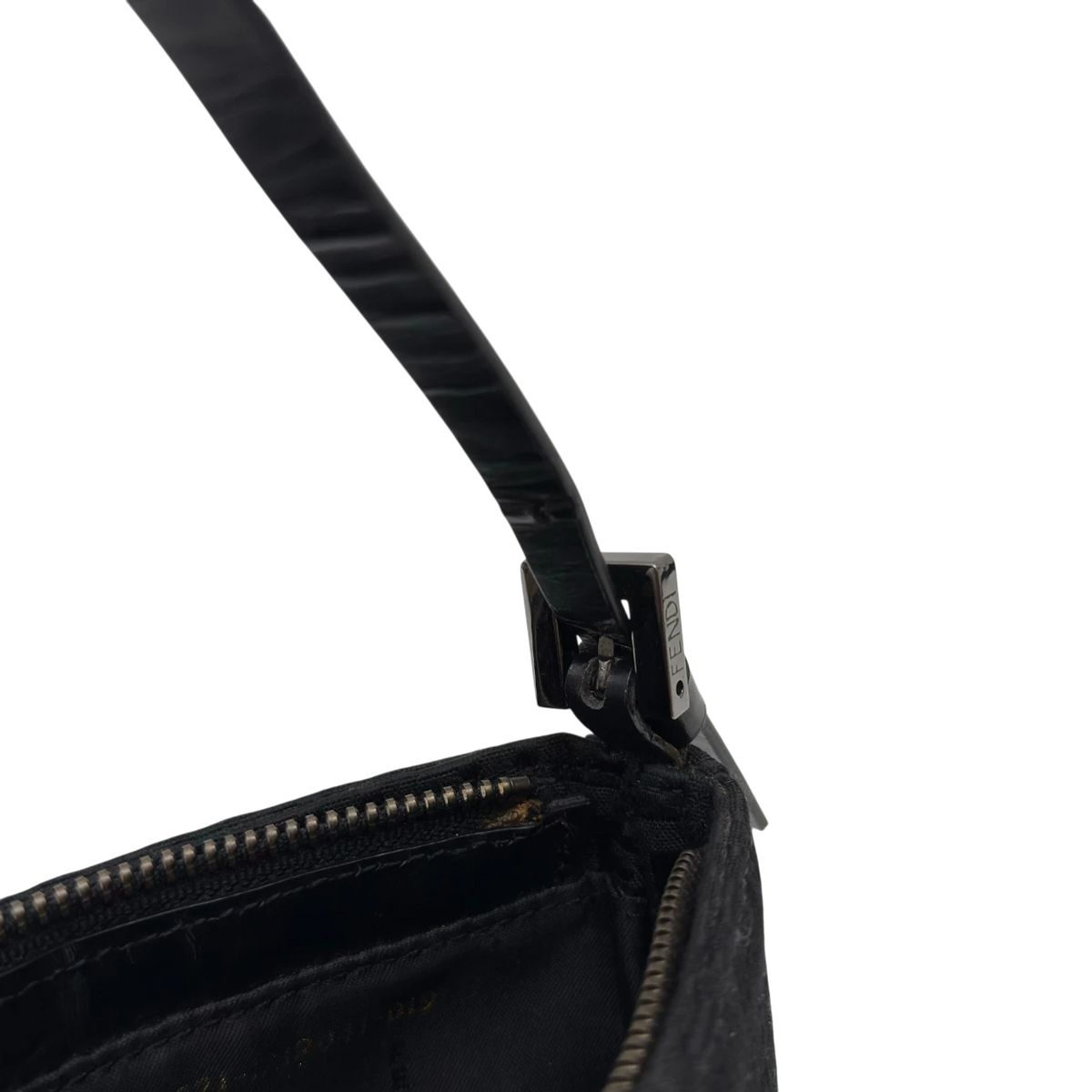 Fendi Pochette Baguette schwarz