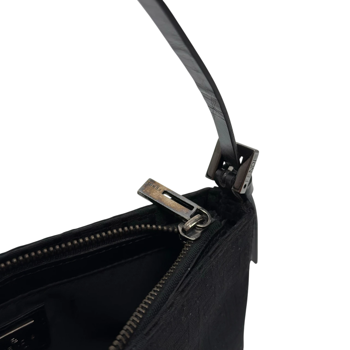 Fendi Pochette Baguette schwarz