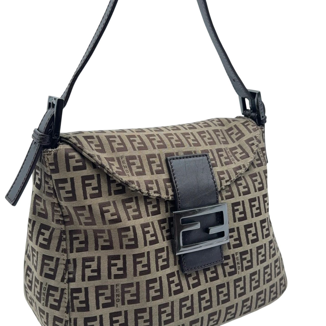 Fendi Schultertasche Baguette Double Flap