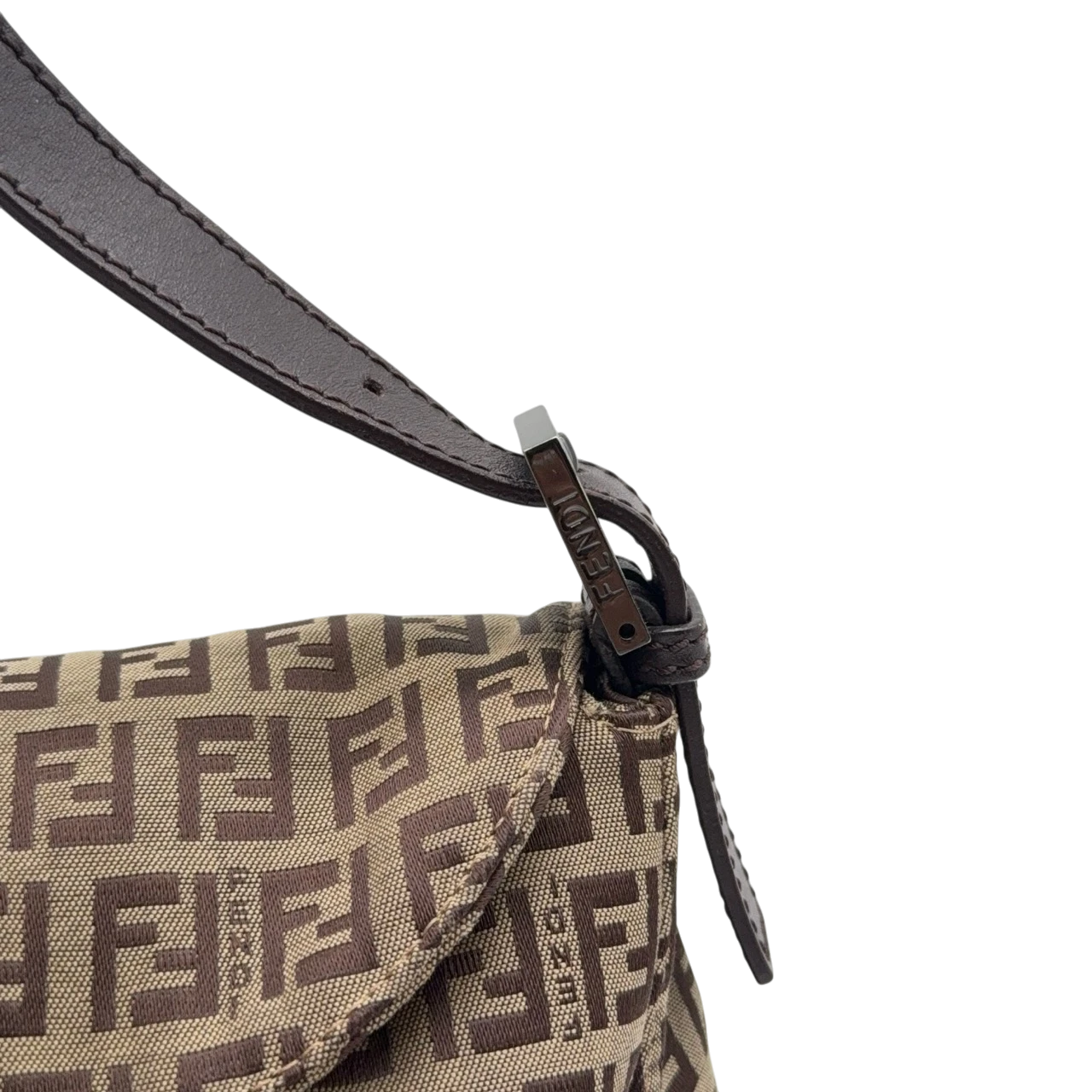 Fendi Schultertasche Baguette Double Flap