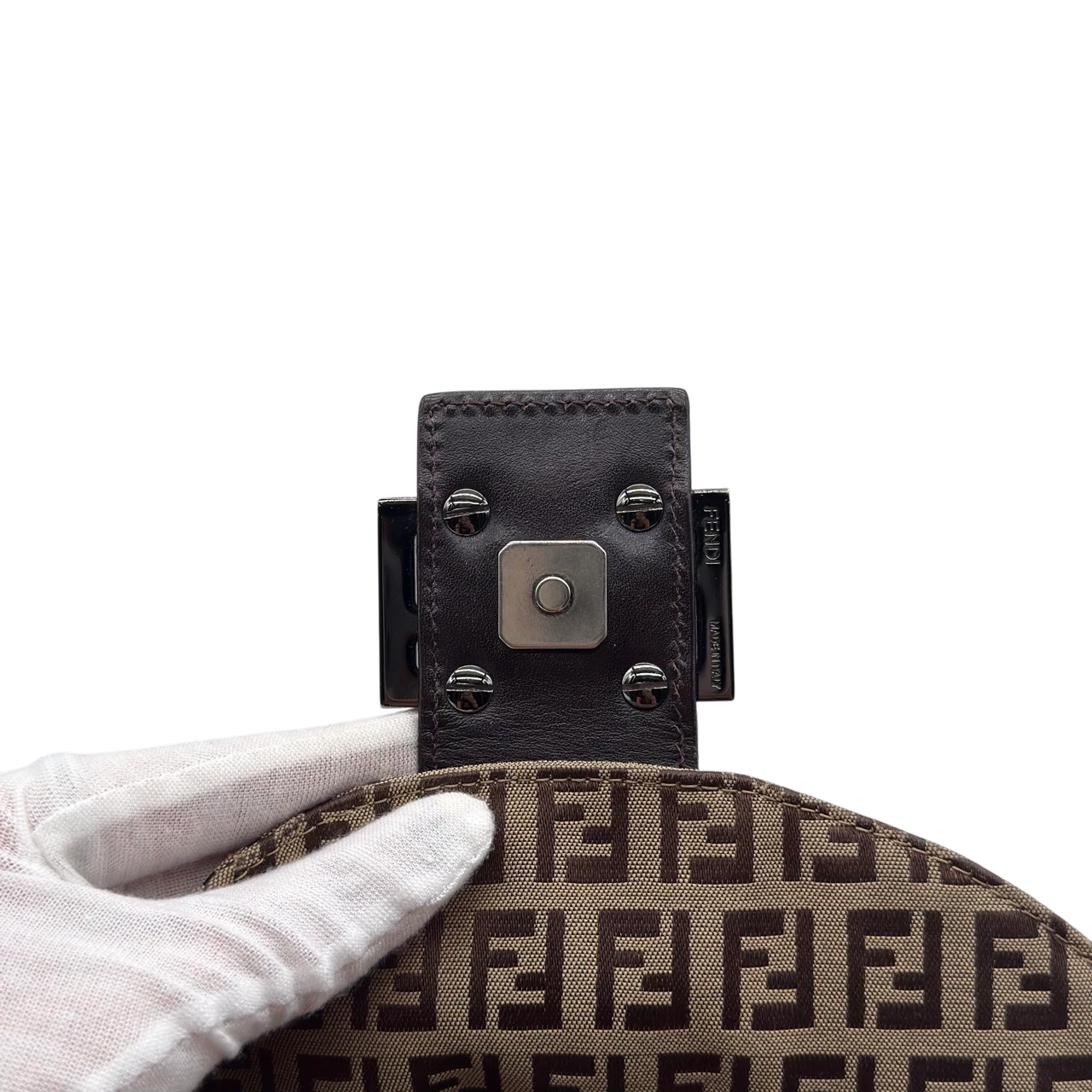 Fendi Schultertasche Baguette Double Flap