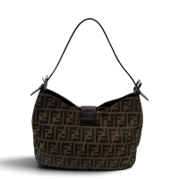 Fendi Schultertasche Hobo Zucca braun – Gesamtansicht