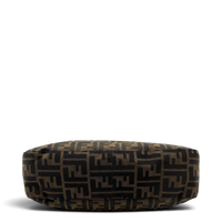 Fendi Schultertasche Hobo Zucca braun – Unterseite