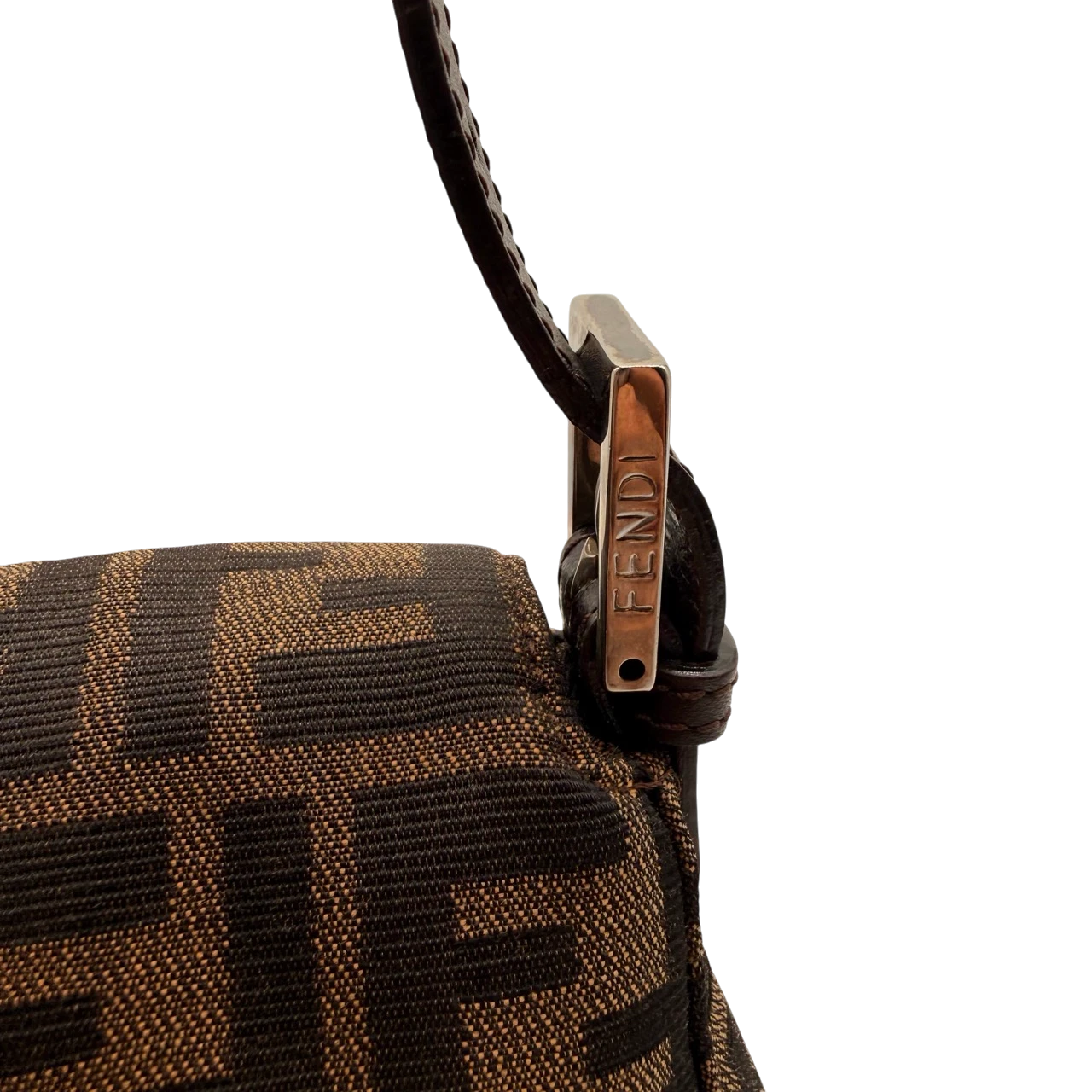 Fendi Schultertasche Mamma Baguette in Zucca braun