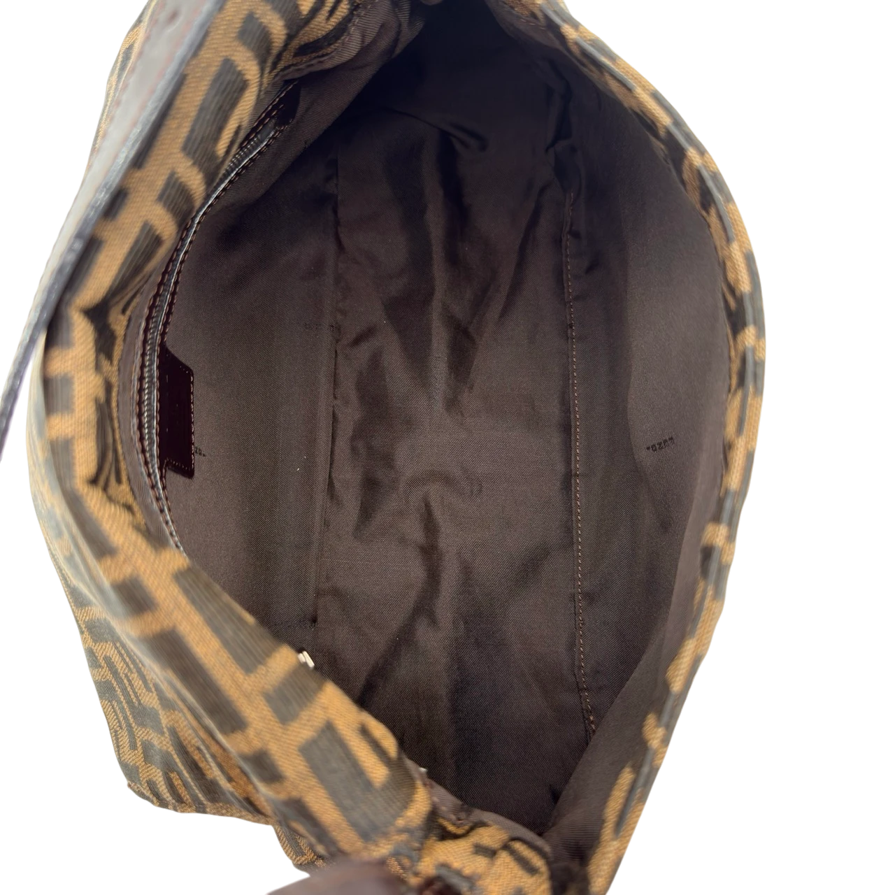 Fendi Schultertasche Mamma Baguette in Zucca braun
