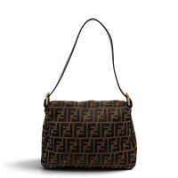 Fendi Schultertasche Mamma Baguette in Zucca braun