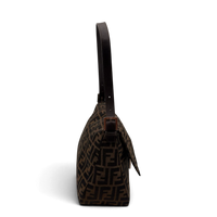 Fendi Schultertasche Mamma Baguette in Zucca braun