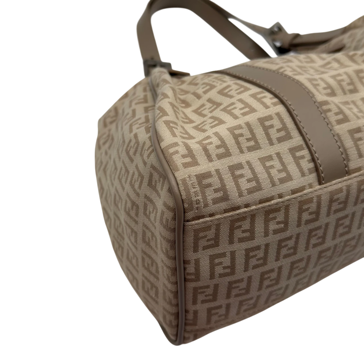 Fendi Schultertasche Zucchino Hobo beige