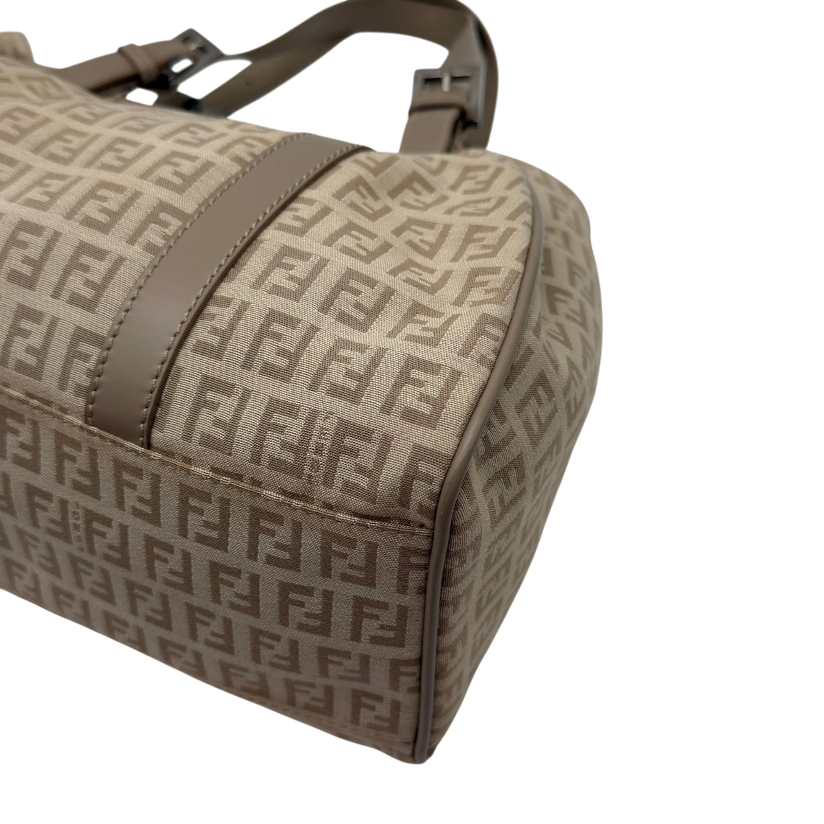 Fendi Schultertasche Zucchino Hobo beige