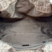Fendi Schultertasche Zucchino Hobo beige