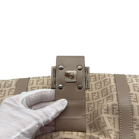 Fendi Schultertasche Zucchino Hobo beige