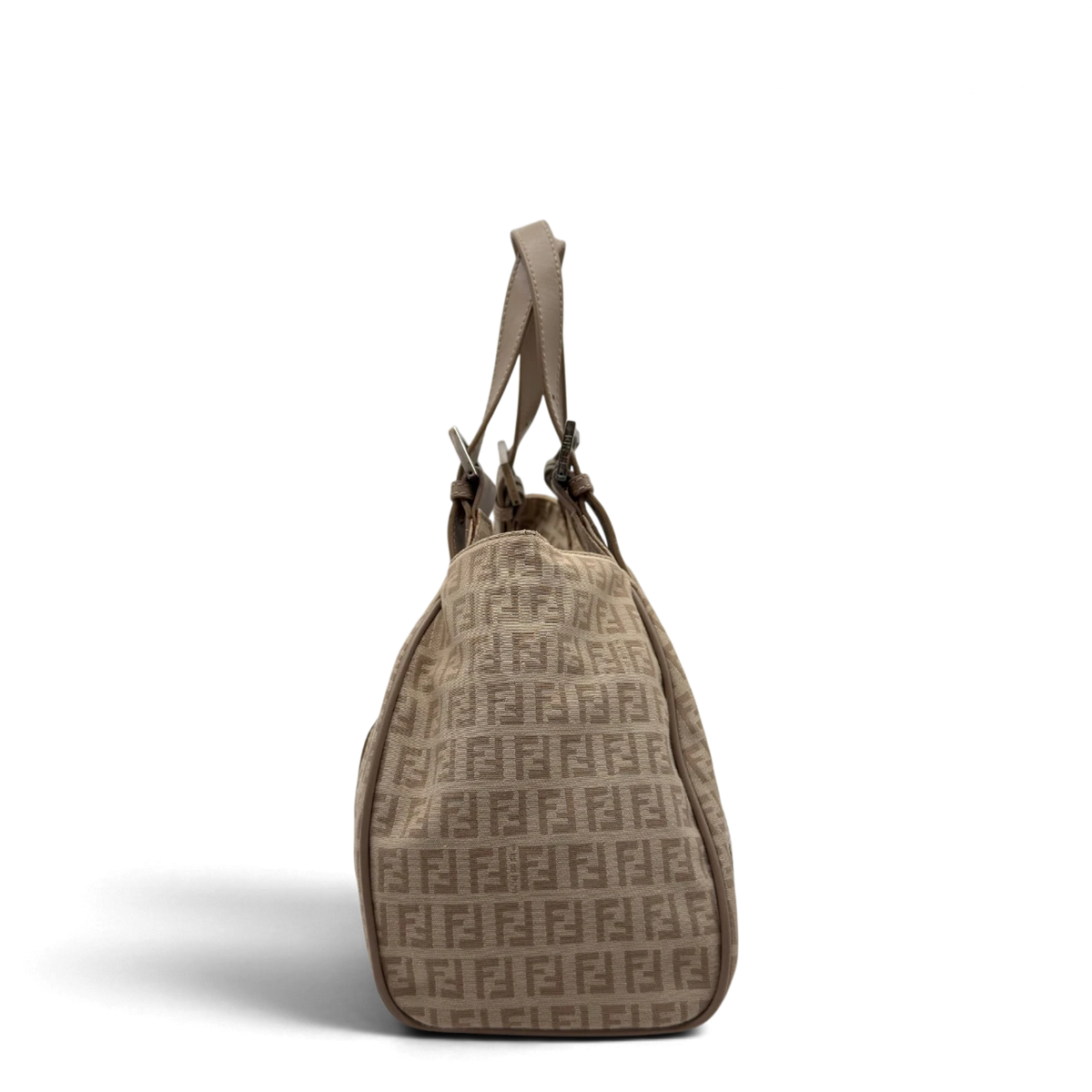 Fendi Schultertasche Zucchino Hobo beige